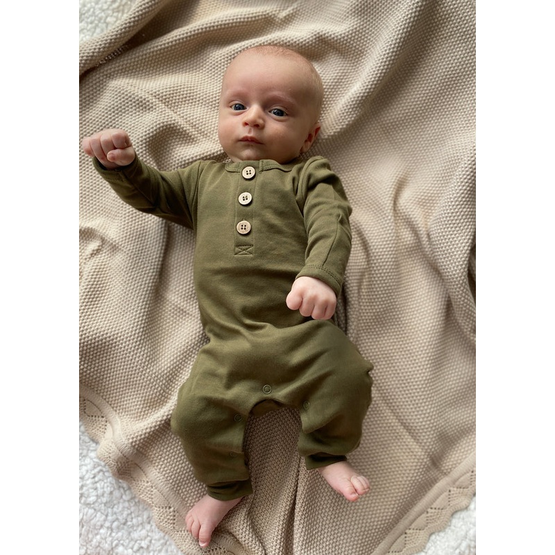 ba.be.O | One Piece Suit 0-3m Olive