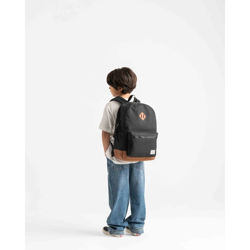 Herschel | Heritage Youth 26L Backpack 26L Black – Saddle Brown