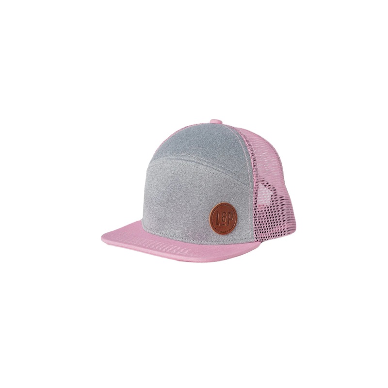 L&P Apparel | Pink Orleans Mesh Snapback Cap | Legendary Fit 0-6m Pink
