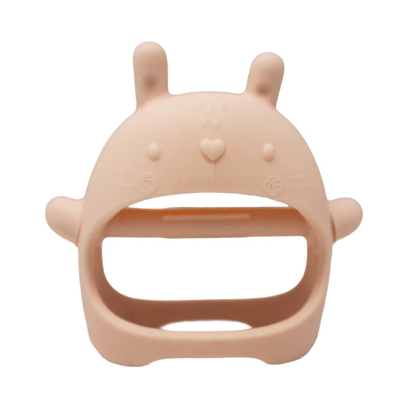 Loulou Lollipop | Silicone Sensory Teething Mitt Bunny