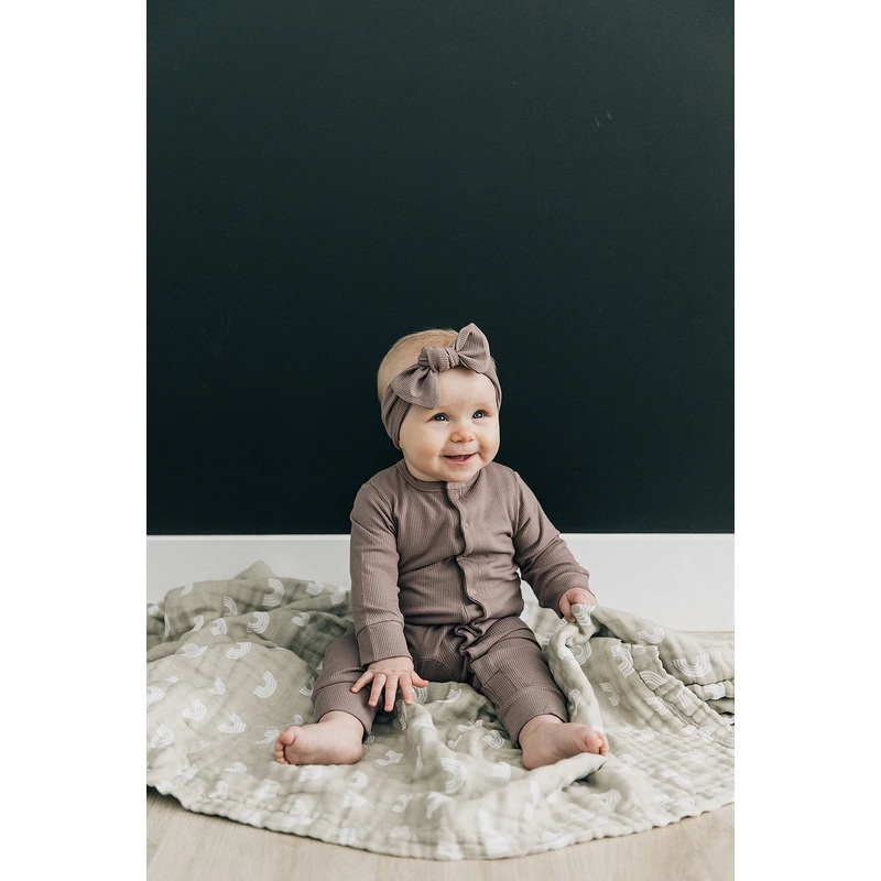 Mebie Baby | Muslin Quilt Sand Rainbow