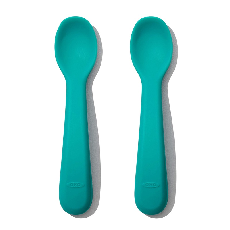 OXO Tot | Silicone Spoon Set Teal