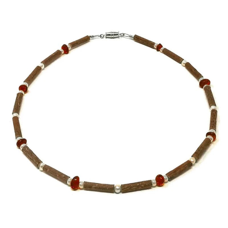 Pure Hazelwood | Teething Necklace with Amber | 11″ 11″ Amber