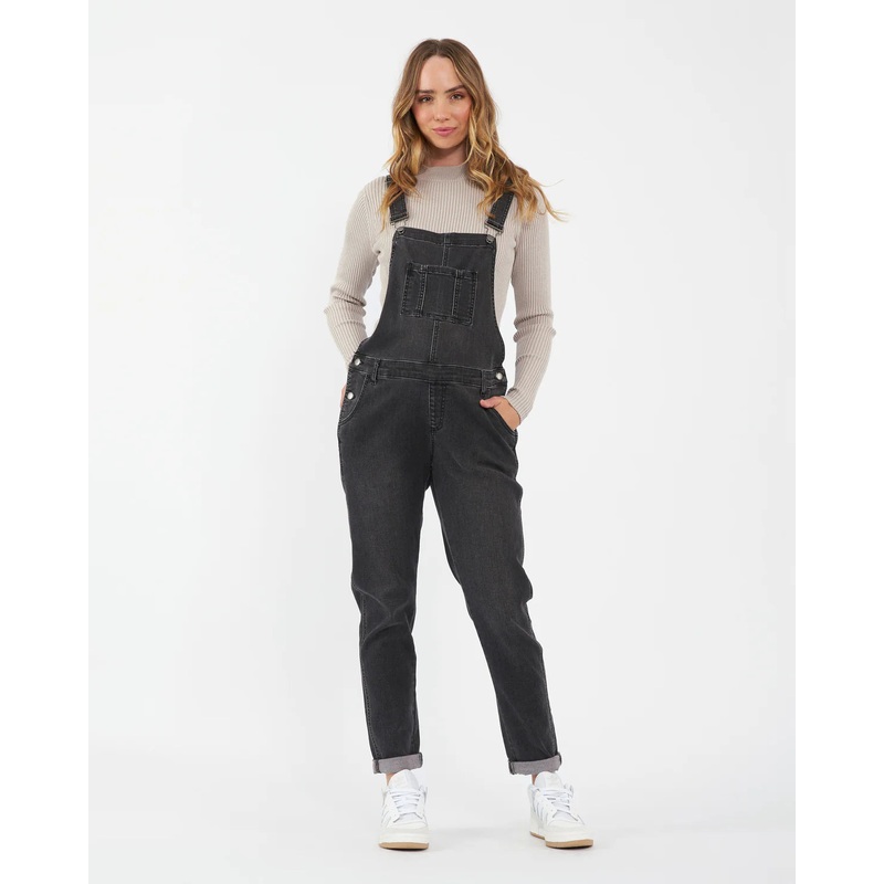 Ripe Maternity | Denim Overalls XS Black