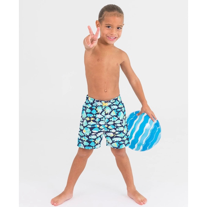 Rugged Butts | Fish Friends Swim Trunks 6-12m Fish Friends