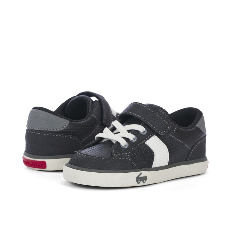 See Kai Run | Black Leather Connor Shoes 5 Black Leather