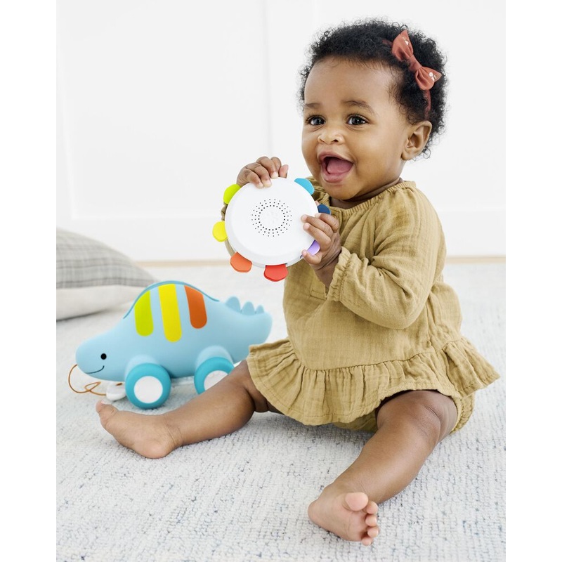 Skip Hop | Explore & More Dinosaur 3-in-1 Musical Pull Toy