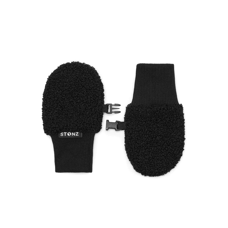 Stonz | Baby Fleece Mitts 0-12m Black