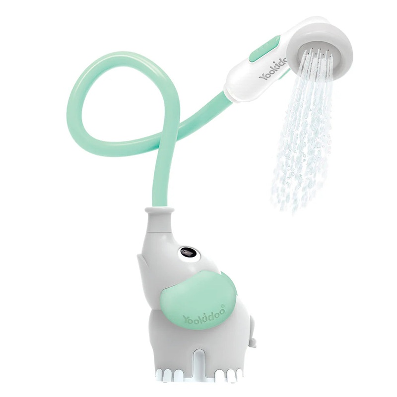 Yookidoo | Elephant Baby Bath Shower Head Turquoise