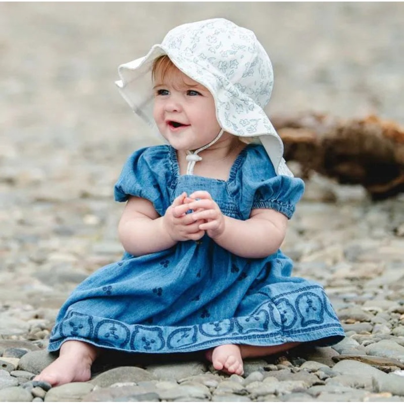 Calikids | Floppy Floral Sun Hat One Size Lantana