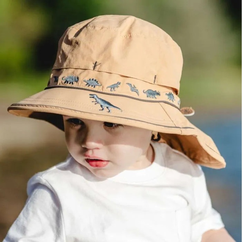 Calikids | UV Dino Beach Hat 12-18m Sand