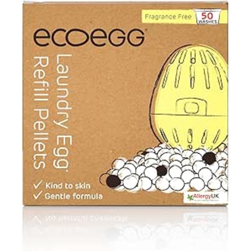 ecoegg | Laundry Egg Refill | 50 Loads Fragrance Free