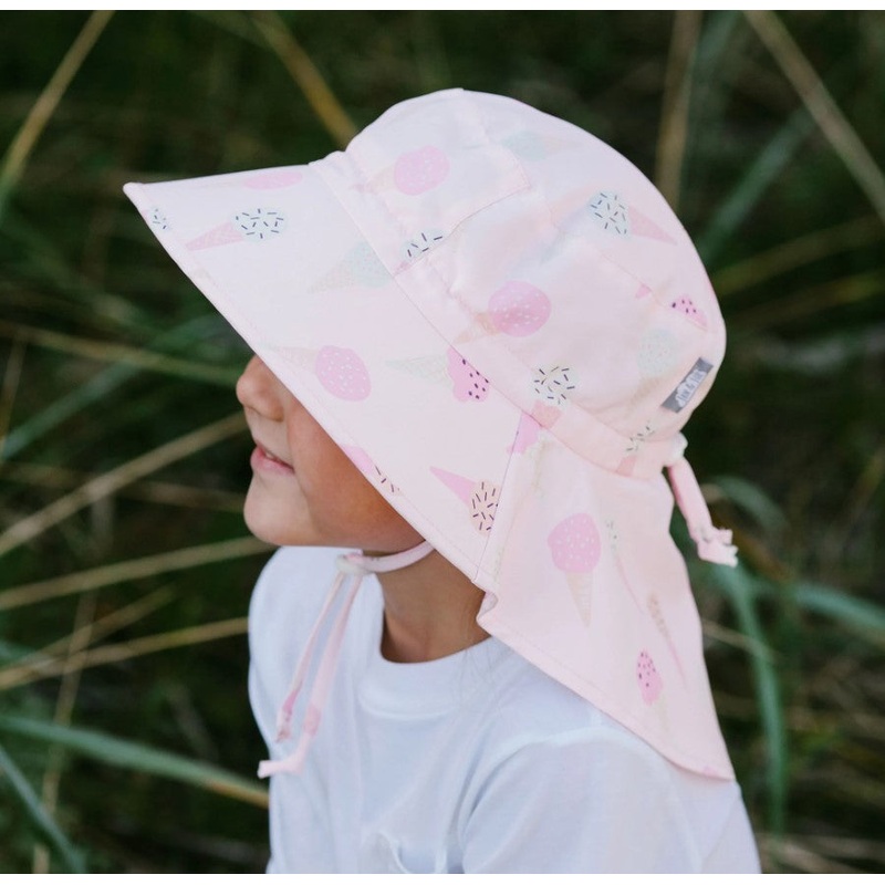 Jan & Jul | Aqua-Dry Adventure Hat 0-6m Ice Cream