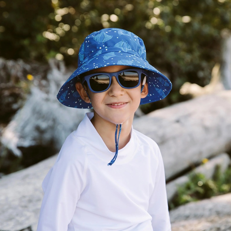 Jan & Jul | Aqua Dry Bucket Hat 6-24m Pink Strawberry