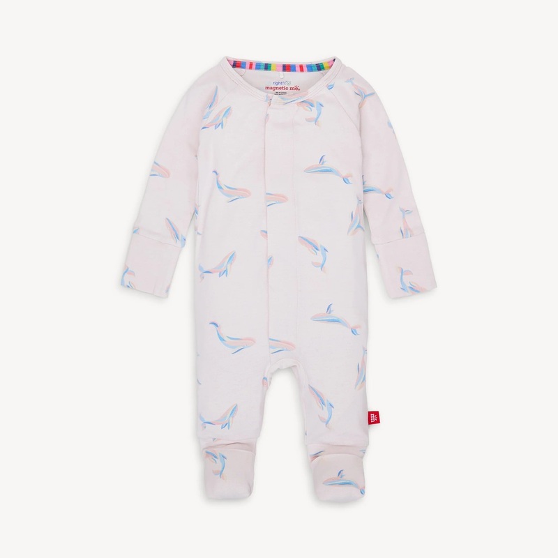 Magnetic Me | Magnetic Convertible Coverall NB I Whale Always Love You