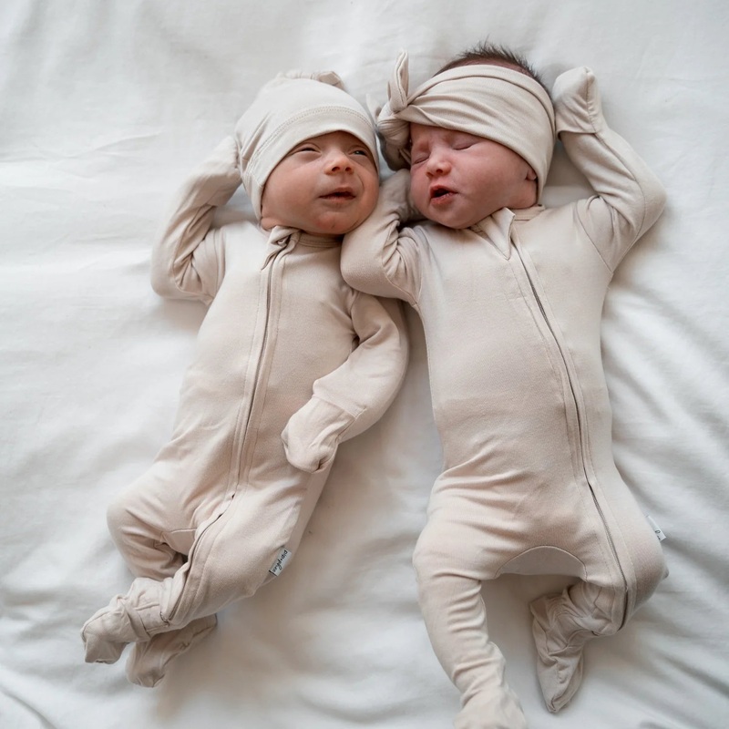 Pip + Phee | Bamboo Footed Sleeper NB Sage