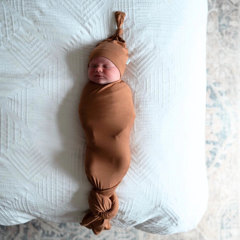 Pip + Phee | Bamboo Stretch Swaddle Caramel