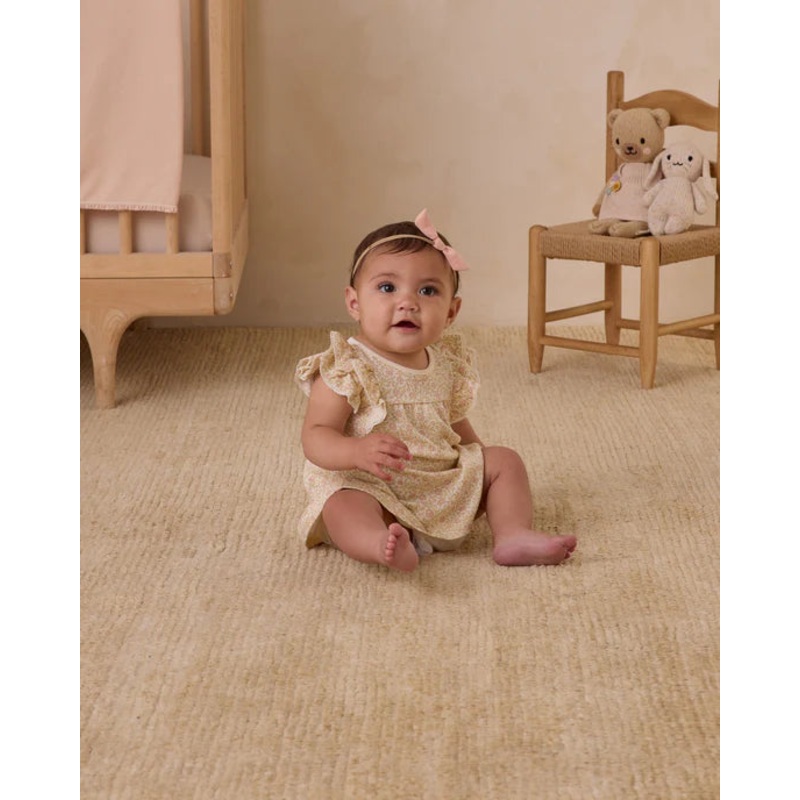Quincy Mae | Flutter Dress 0-3m Primrose