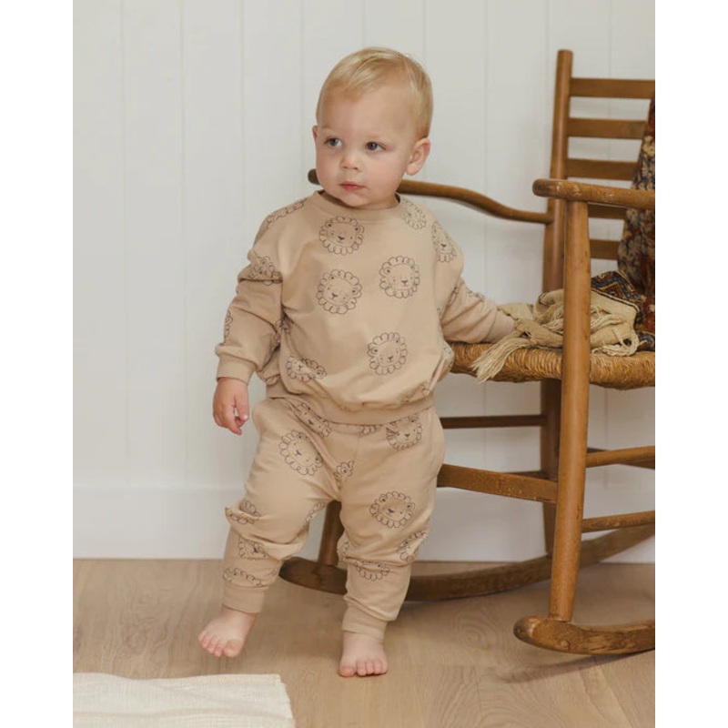 Quincy Mae | Lions Relaxed Fleece Sweatpant 6-12m Lions