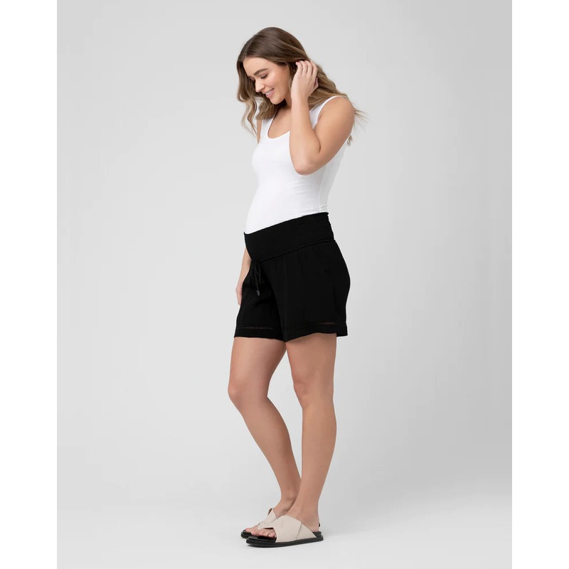 Ripe Maternity | Cut It Out Short S Black
