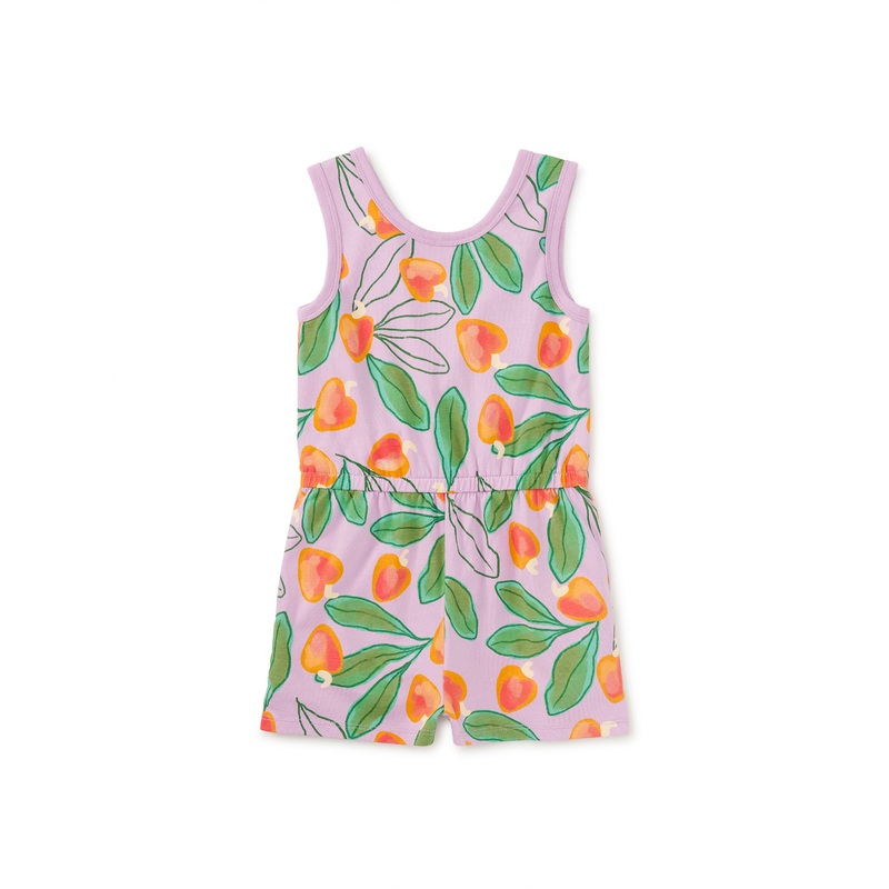 Tea Collection | Reversible Wrap Romper 2 Cashew Apple