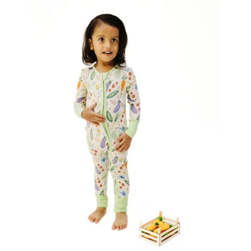 Angel Dear | 2-Way Zipper Romper 0-3m Floating Magnolia
