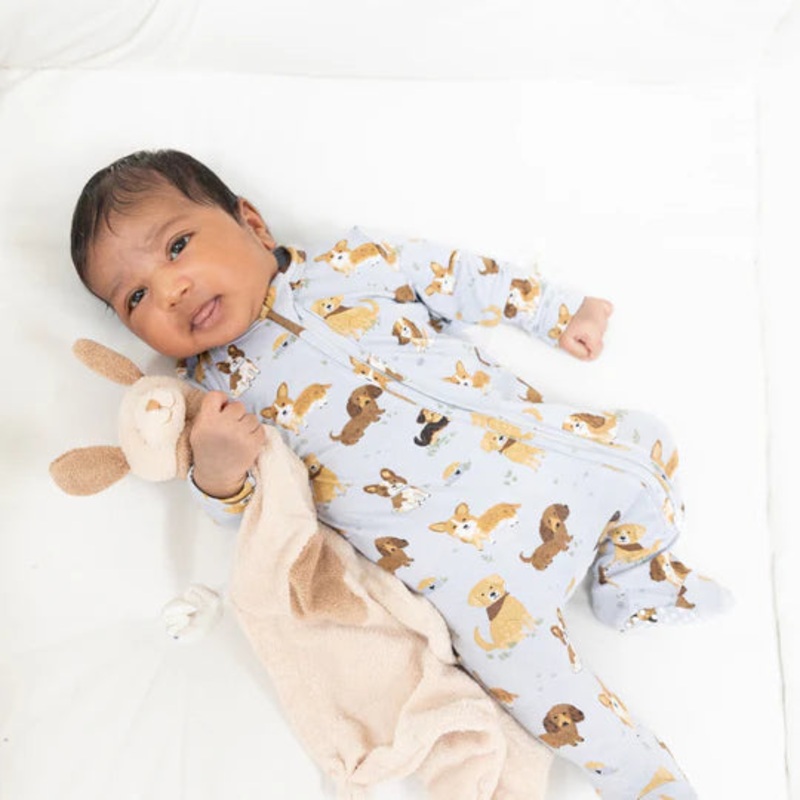 Angel Dear | Zipper Footie NB Avocado Toast Western